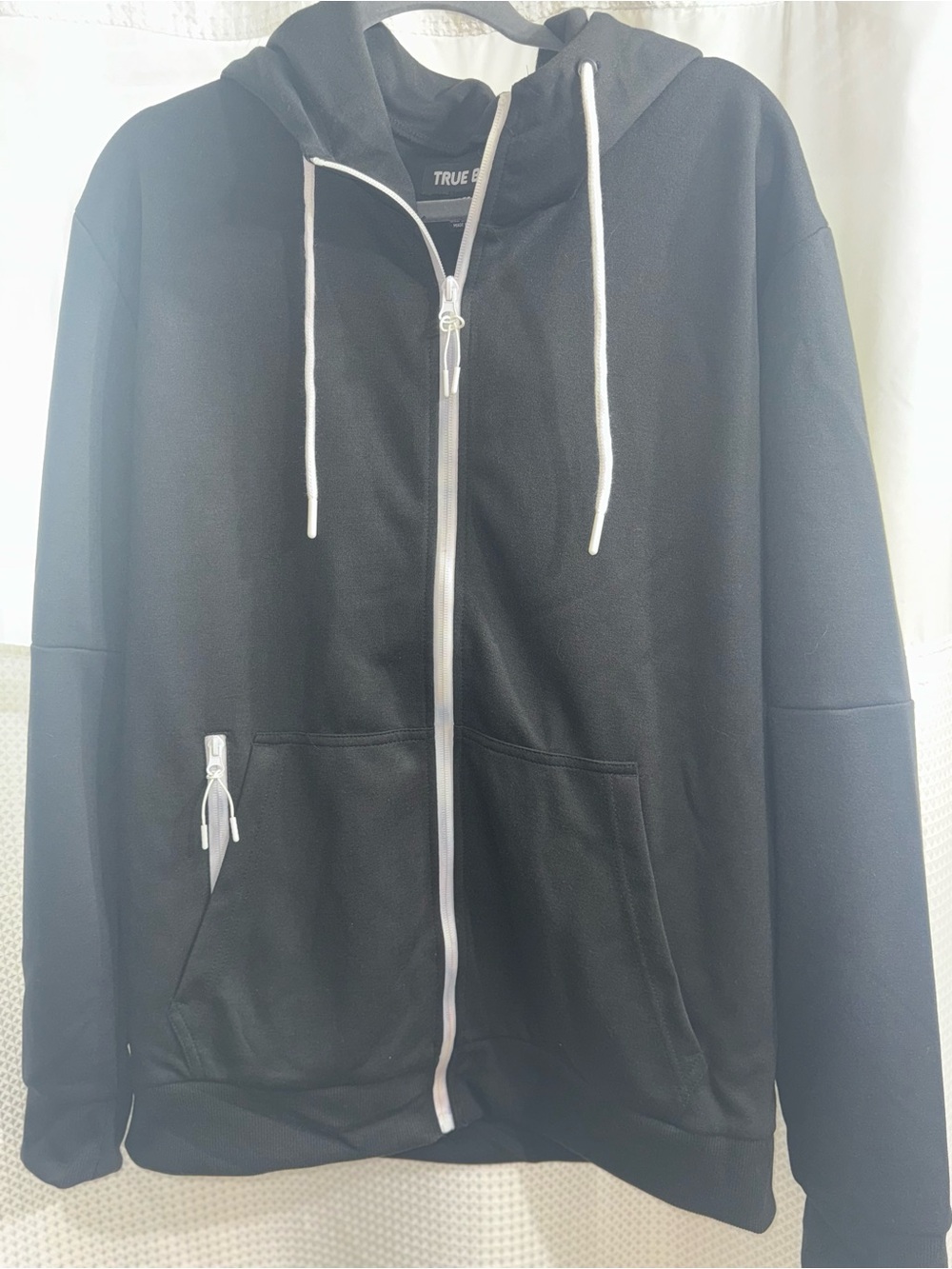 Men’s Black Zip-Up HoodieTrue Born